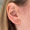BOUCLE D'OREILLE CREOLE - GOUTTE – Image 5